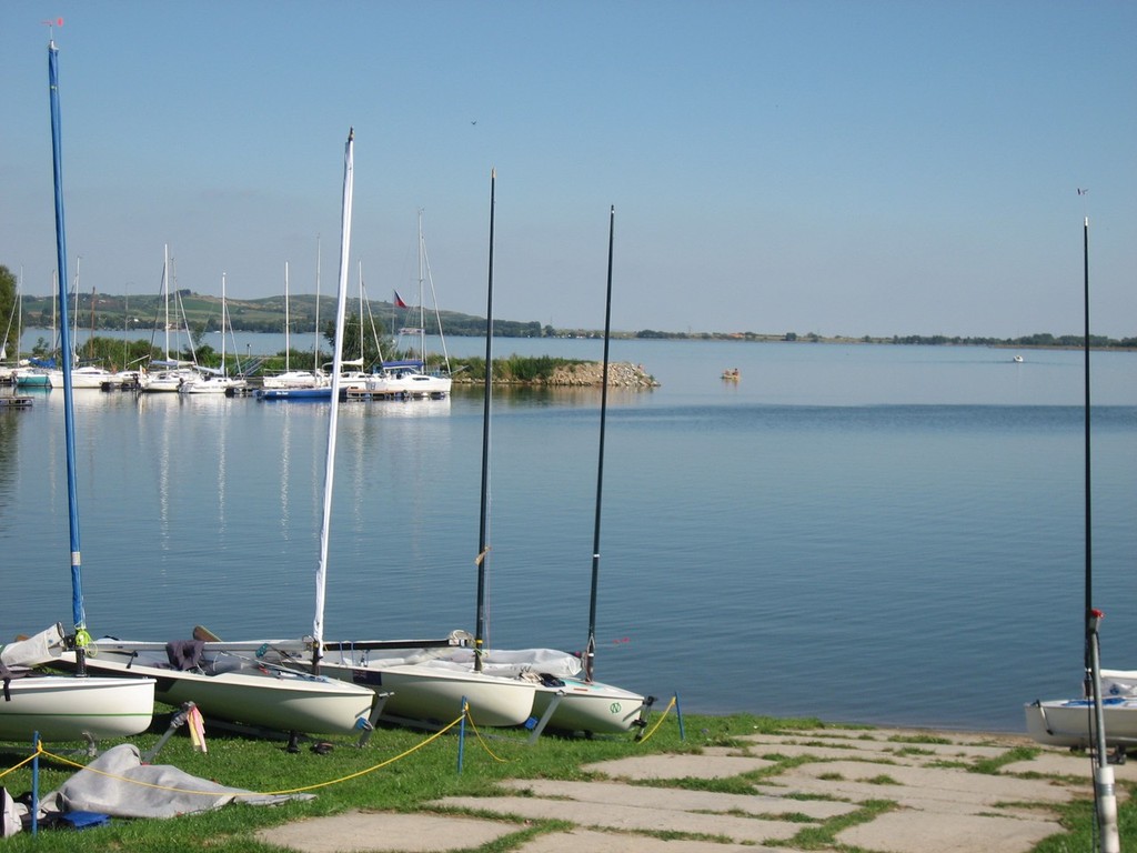 No wind on the last day saved Antje having to fight for her title - Europe Dinghy Veteran World Cup 2011 © Andy Greager